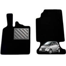Carica l'immagine nel visualizzatore di Gallery, Tappetini Smart 451 For Two 2007-2014 Su Misura, Set 2 Pz