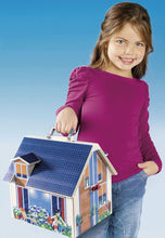 Carica l'immagine nel visualizzatore di Gallery, PLAYMOBIL Casa delle Bambole Portatile 70985 con Maniglia per Il Trasporto, Pieghevole, Giocattoli per Bambini dai 4 Anni
