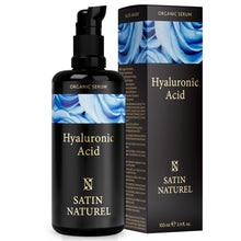 Carica l'immagine nel visualizzatore di Gallery, Siero Acido Ialuronico Viso 100ml, Siero Viso Acido Ialuronico Puro con Aloe Vera per Pelli Sensibili - Siero Viso Antirughe - Siero Idratante Viso Vegano - Hyaluronic Acid Serum - Satin Naturel