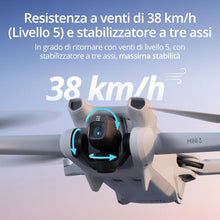 Carica l&#39;immagine nel visualizzatore di Gallery, DJI Mini 3 – Mini drone con fotocamera leggero e pieghevole con video in 4K HDR, autonomia di 38 minuti, Riprese verticali native e funzioni intelligenti, C0