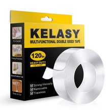 Carica l'immagine nel visualizzatore di Gallery, Kelasy Nastro Biadesivo Extra Forte per Impieghi Gravosi per Montaggio,Nastro Adesivo da PRarete per Poster Trasparente 