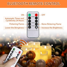 Carica l'immagine nel visualizzatore di Gallery, CCLIFE velas elettriche e LED in vera cera con telecomando, funzione timer, paraffina, funzionamento a batteria,Beige 5 pezzi
