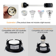 Carica l'immagine nel visualizzatore di Gallery, Sweier IP65 Faretto da Incasso per Bagno, Colore Bianco (Lampadine non Incluse), GU10 Impermeabile (Incluso Attacco GU10