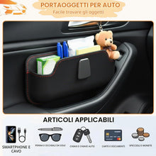 Carica l'immagine nel visualizzatore di Gallery, Organizer Auto, Portaoggetti Auto con Velcro, Accessori Auto Interno per Telefono Occhiali Carte, Porta Oggetti per Auto