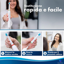 Carica l'immagine nel visualizzatore di Gallery, Compatibili con Testine Oral B, 4-Pack Compatibili con Testine Spazzolino Elettrico Oral-B - Alta Qualità, Pulizia Profonda