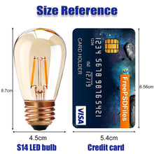 Carica l'immagine nel visualizzatore di Gallery, Genixgreen Lampadina LED E27 S14/ST45 Edison 1W a Filamento Luce Calda