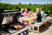 Carica l'immagine nel visualizzatore di Gallery, RÖSLE plancha spatola larga, spatola per barbecue con angoli arrotondati per girare carne e verdure, acciaio inox 18/10,