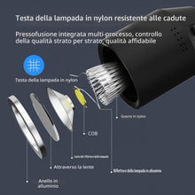 Carica l'immagine nel visualizzatore di Gallery, Luce a collo d'oca flessibile a led 500 lumen fissata con viti Lampada da lavoro per illuminazione industriale per macch