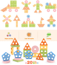 Carica l&#39;immagine nel visualizzatore di Gallery, Subtail Giochi Bambini 1 Anno - Giochi Montessori 1 2 3 Anni - Gioco Legno Puzzle Bambini 1 2 Anni - Torre Montessoriana Giocattoli Bambino 1 Anno - Giochi Educativi Regalo Bambino 1 2 3 Anni