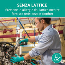 Carica l'immagine nel visualizzatore di Gallery, Ansell TouchNTuff 92-600 Guanti Monouso in Nitrile, Senza Polvere, Alta Resistenza Chimica e Meccanica, Protezione degli
