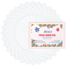 Carica l'immagine nel visualizzatore di Gallery, Ainiv 32 Fogli Colla per Puzzle Bifacciale Colla, Puzzle Carta Adesiva, Fogli Adesivi Puzzle Pellicola Autoadesiva, Cons