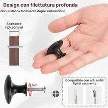 Carica l'immagine nel visualizzatore di Gallery, Vortix 15 pezzi Pomelli per Mobili Vintage,Maniglie vintage per armadio, Pomelli cucina in metallo, ideali per cassetti,