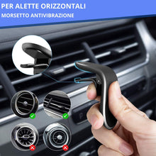 Carica l'immagine nel visualizzatore di Gallery, Supporto Auto Smartphone Magnetico Universale Porta Cellulare Auto per telefoni per iPhone XS Max/Xs/Xr/X/8/7/6s Plus, G