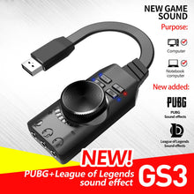 Carica l'immagine nel visualizzatore di Gallery, Virtual 7.1 Canale USB Scheda Audio Esterno Adattatore Spina per PC Laptop PS5