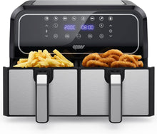 Carica l'immagine nel visualizzatore di Gallery, Innsky Friggitrice ad Aria 5,5 Litri, 1700W Friggitrice ad Aria Calda con 11 Programmi, Air Fryer con Funzione di Preriscaldamento, Sbrinamento, Keep Warm, Ricette Italiane