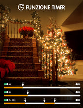 Carica l'immagine nel visualizzatore di Gallery, BESCOST Catena Luminosa Esterno 50 Metri 500 Led con Telecomando Luci Natale Esterno Luci da Esterno Impermeabile IP44 Lucine Led Decorative 8 Modalità per Giardino Albero Natale Festa