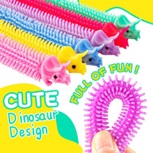 Carica l'immagine nel visualizzatore di Gallery, LATERN 40 Pezzi Fidget Elastici, 20CM Giocattoli Sensoriali a Forma di Dinosauro Noodles Calmanti Stretchy Strings per B
