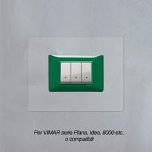 Carica l'immagine nel visualizzatore di Gallery, 5 Salvaparete trasparente ad incastro. Salva muro in plastica trasparente spessore 0,75mm dimensioni 20x16cm per placche