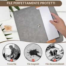 Carica l'immagine nel visualizzatore di Gallery, Porta Documenti Auto, A5 Portadocumenti da Viaggio, Porta Libretto Auto, portadocumenti auto portalibretto per Assicuraz