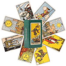 Carica l&#39;immagine nel visualizzatore di Gallery, TMRBBesty Tarocchi Adatti Ai Principianti, Classici, con Guida,Mazzo di Tarocchi, Carte Divinazione Tradizionali Tavolo, per Gioco Festa E Festival