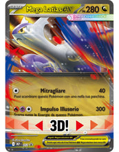 Carica l'immagine nel visualizzatore di Gallery, Pokémon: collezione Mega Latias-ex del GCC Pokémon (una carta promozionale olografica, una carta lenticolare gigante e quattro buste di espansione)