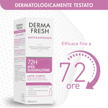 Carica l'immagine nel visualizzatore di Gallery, Dermafresh Iper-Sudorazione 72H Deodorante Antitraspirante Latte, 100 ml