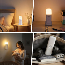 Carica l'immagine nel visualizzatore di Gallery, 2 Pezzi Luce Notturna per Bambini, 5 Livelli di Luminosità Regolabili, Luce Notturna da Presa con Sensore Movimento e Cr