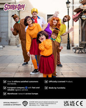 Carica l'immagine nel visualizzatore di Gallery, Funidelia Costume Ufficiale di Fred - Scooby Doo per uomo, Include maglietta, pantaloni, sciarpa e parrucca - Tenuta per