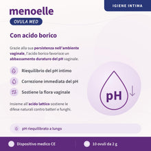 Carica l'immagine nel visualizzatore di Gallery, menoelle Ovula med ovuli vaginali secchezza vaginosi candida acido borico