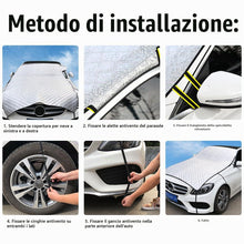 Carica l'immagine nel visualizzatore di Gallery, Copertura Parabrezza Autos, Copri Parabrezza per Auto Inverno, Coperture Pieghevoli del Parabrezzas, Protezione Parabrez