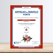Carica l'immagine nel visualizzatore di Gallery, Erboristeria Magentina Artiglio del Diavolo Forte 4 Cerotti - Effetto Caldo - Particolarmente Indicato in Caso di Dolori