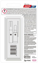 Carica l'immagine nel visualizzatore di Gallery, Loctite Super Attak Plastica, Colla per plastica istantanea, 2 g + 4 ml