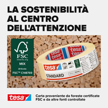 Carica l'immagine nel visualizzatore di Gallery, Tesa Nastro per Mascheratura Standard - Nastro in Carta per Mascheratura, Rimozione senza Residui per 2 Giorni, senza So