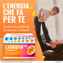Carica l'immagine nel visualizzatore di Gallery, Carnidyn Plus Integratore Stanchezza, 20 Bustine da 5g, Passion Fruit
