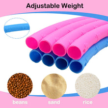 Carica l'immagine nel visualizzatore di Gallery, Hula Fitness Hoop per Bambini con 8 Parti, Diametro 70cm, 200g Portatile in Plastica Regolabile e Rimovibile, Hula Reife