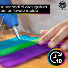 Carica l'immagine nel visualizzatore di Gallery, OfficeTree 45x Stick Colla a Caldo 11mm x 200 mm - Colla a Caldo Ricariche 11mm - Asciugatura Rapida ed Extra Resistente