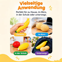 Carica l'immagine nel visualizzatore di Gallery, 4 Pezzi Squishy Set Arachide Fragola Banana Mais