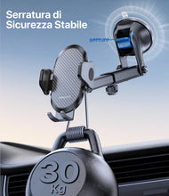Carica l'immagine nel visualizzatore di Gallery, Miracase Porta Cellulare Auto [2025 Ventosa Potente] Supporto Telefono Auto 360° Rotazione Porta Telefono Auto per Cruscotto &amp; Parabrezza Universale Automobile Adatto Smartphone da 4-7.2"