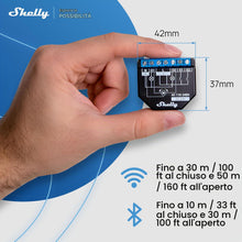 Carica l'immagine nel visualizzatore di Gallery, Shelly Plus 2PM interruttore Relè Wi-Fi a 2 canali, consente controllo di luci e interruttori o apertura e chiusura di t