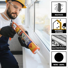 Carica l'immagine nel visualizzatore di Gallery, SIKA - Sigillante adesivo - Sikaflex-11 FC Purform - Nero - 300ml
