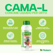 Carica l'immagine nel visualizzatore di Gallery, Fitokem CAMA-L Concime per Orto Liquido 1KG Concime per Piante da Frutto con Calcio, Magnesio e Azoto Fertilizzante Orto
