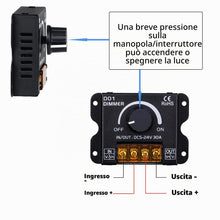 Carica l'immagine nel visualizzatore di Gallery, BENLUN DC 5V-24V 30A RF Striscia LED Dimmer Controllori