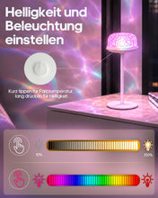 Carica l'immagine nel visualizzatore di Gallery, Lampada da doccia impermeabile IP54, a batteria, con proiettore a 16 colori