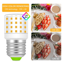 Carica l'immagine nel visualizzatore di Gallery, Lampadina E27, 5 W, CA 220-240 V, bianco caldo, 3000 K, confezione da 2
