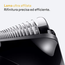 Carica l'immagine nel visualizzatore di Gallery, Braun Regolabarba Uomo Series 5, +9 Strumenti Di Styling, Rasoio Elettrico Barba, Lama Ultra Affilata, 120 Min di Autonomia, Impermeabile, Selettore di Precisione Con 40 Lunghezze, BT5565, Grigio