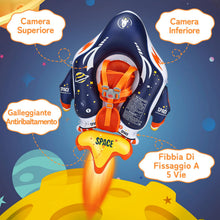 Carica l'immagine nel visualizzatore di Gallery, IEEILULU Salvagente Neonato, Salvagente Neonato con Parasole e Seggiolino, Ciambella Mare, Galleggiante per Bambini Ciambella Gonfiabile per Piscina, Spiaggia, Vacanze da 6 a 36 Mesi