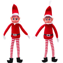 Carica l'immagine nel visualizzatore di Gallery, Toyland® Elves Behavin Badly - Set di 2-12 pollici Elfo Ragazza e Elfo Ragazzo Peluche con Gambe Lunghe, Corpo Morbido e Testa in Vinile - Novità Giocattoli Natalizi