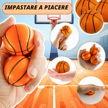 Carica l'immagine nel visualizzatore di Gallery, 12 Pezzi di Pallina Antistress, Mini Palline Sportive Antistress da Basket