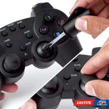 Carica l&#39;immagine nel visualizzatore di Gallery, Loctite Super Attak Brush, Colla Liquida Trasparente con pennello, Super colla per applicazioni precise, Colla per legno, gomma, metallo, ceramica, legno, cuoio e pelle, 1x5g