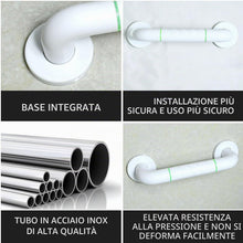 Carica l'immagine nel visualizzatore di Gallery, 2 Pezzi 30cm Maniglioni e Barre per Bagno - Maniglia Doccia Anziani, Barre di Sicurezza Antiscivolo per Disabili, Ausili
